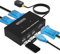 KVM Switch 2 Port, VGA Switch Box 2 Computer PC Share 1 monitor 3 USB Devices, Mouse Keyboard Printer, 2 KVM Cables included