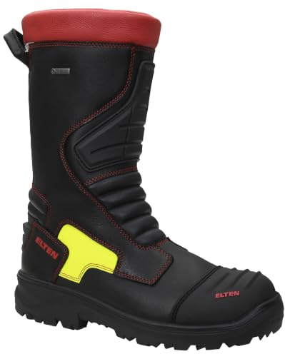 ELTEN CRUZ GTX ESD F2A | Feuerwehrschuhe für Damen & Herren, GORE-TEX, Stahlkappe, bequeme Passform, schneller Ein- und Ausstieg, sicher