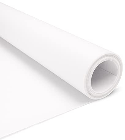 Realm Iron On/Fusible Interfacing Fabric (White, Heavy Weight 75cm x 2m)
