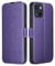 ELESNOW Case iPhone 13, with Card Holder PU Leather Wallet Flip Stand Phone Case Cover [Full Lens Protection] [Magnetic Closure] Compatible with Apple iPhone 13 (Purple)