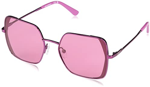 Karl Lagerfeld KL340S 650 Pink Sunglasses Woman Metallo, Modified Rectangle, 56