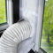 Loviga Kit Ventana Aire Acondicionado PortáTil con CordóN de Cierre Completo, Universal Impermeable Kit Ventana Aire Acondicionado para Aire Acondicionado PortáTil y Secadora, 25x92cm