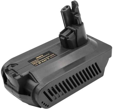 ZONADAH V10 Adapter for Dewalt 20V Battery Converted to Replace for compatible with Dyson V10 Animal Vacuum Cleaners Sweeper