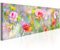 B&D XXL - Tableau décoratif nature 150x50 cm - Impression sur toile colorée - Décoration murale pour salon et chambre - Fleurs colorées prairie été coquelicots nature plantes soleil b-B-0106-b-a
