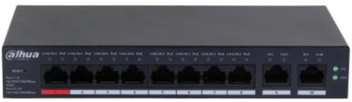 SWITCH CLOUD DAHUA DH-CS4010-8GT-110 GIGABIT SWITCH WITH 8-PORT POE