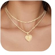 GIFT4U Buchstaben Kette Gold, 18K Gold Vergoldet Halskette Damen Gold Kette mit Namen Buchstaben Kette Goldschmuck Geschenke für Frauen Teenager Mädchen