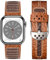 Fullmosa Kompatibel mit Apple Watch Armband 46mm 45mm 49mm 44mm 42mm 38mm 40mm 38mm,Herren Leder Ersatzarmbänder für iWatch Series Ultra 2 Ultra Series 10 9 8 7 6 SE 5 4 3 2 1
