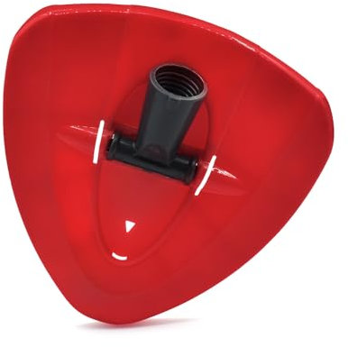 DLAIMI 1 Base de fregona Roja Compatible con Vileda Todo Turbo 2 en 1 Mop Recambio, Base de la fregona de plástico Mop Accesorios para Wring fácil y Limpieza de la fregona
