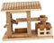 CORHAD 1 Stück Einfaches Ornament Aus Holz Alte Chinesische Elemente Heimkunstwerk Für Chinesische Neujahrsdekorationen