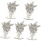 PRETYZOOM 5St Blumenarrangement Sublimationsrohlinge Sublimationsverzierungsrohlinge wandverkleidung Wand polsterung Produkte für Sublimationsrohlinge Sublimationsvasendekor hölzern