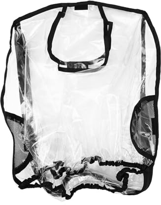 Babyschalenbezug Regenschutz Winddicht 52x30x22cm Schwarz | Reise und Outdoor, EVA und Polyesterfaser, für Babytrage und Kinderwagen, Schützt vor Schnee