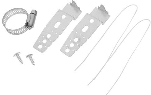 KITANDOVE Support De Pour Lave-vaisselle Kit De Clips Et Équerres De Fixation Installation Pour Cuisine Accessoire Et Anti-