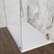 Piatto doccia 80x150 cm bianco effetto pietra in resina, spessore 3 cm e scarico con canalina, riducibile su misura ARGO