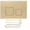 HOHOVYVY Actuator Plate for Geberit Sigma01 Sigma20 Sigma21 Sigma30 Sigma50 UP300 Dual Flush Plate (Gold)