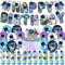 AstroBot Geburtstagsparty-Dekorationen, Banner, Luftballons, Kuchendekoration, Cupcake-Topper, Kuchendekorationen