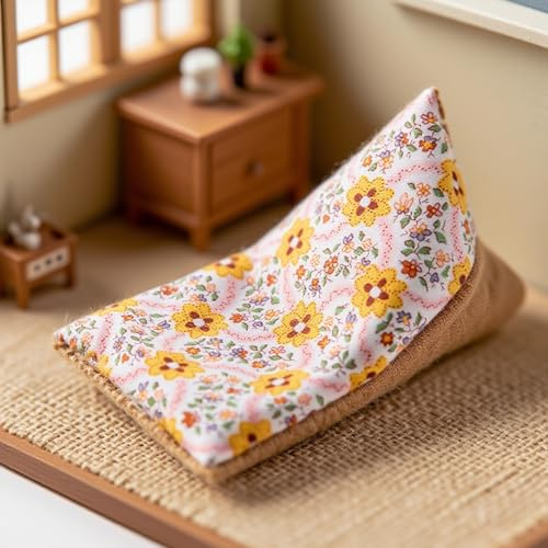 Minamzee 1:12 Puppenhaus Fauler Boden Sofa, Miniatur Bohnensack Stuhl, Mini -Sofa Möbelzubehör für, Wohnzimmer, Schlafzimmer, Strand, Garten (B)