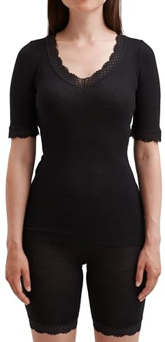 Dilling T-Shirt aus Merinowolle und Seide für Damen