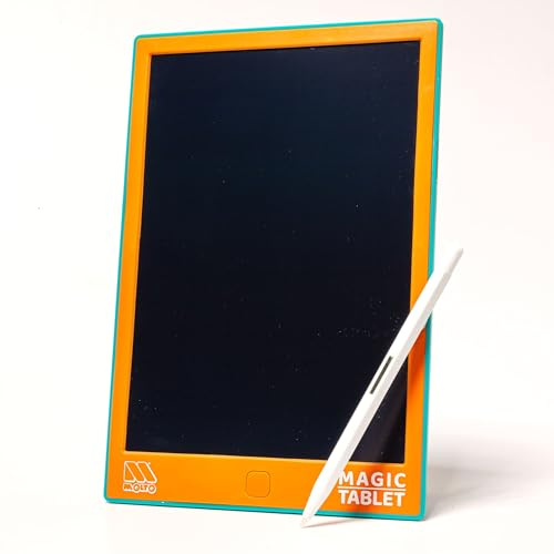 MOLTO Tablette de dessin LCD 10 avec pochoirs – Écran numérique pour écrire et dessiner – Écologique et sans encre – Jouet pour enfants
