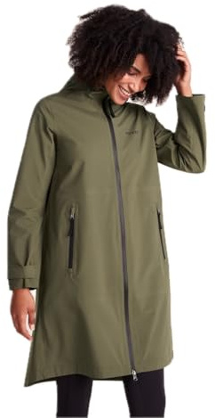 TOG24 Nova Womens Breathable Waterproof Jacket, Hood Rain Zip | 100% Polyester, Coat, Water-repellent finish, Pockets, School