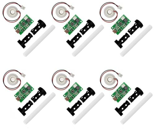 Eighosee 6Pack DC 5V USB Humidifieration Atomization Disc Mirco Interface Atomization Drive Circuit Board for DIY Home