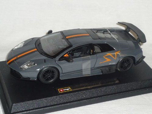 Bburago Lamborghini Murcielago Lp670-4 Sv Grau Limitiert 1/24 Burago Modellauto Modell Auto