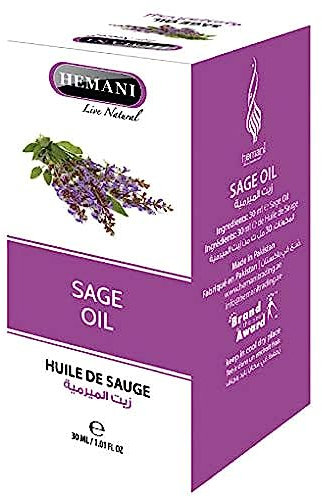 Salbei Öl, 100% Salbeiöl 30ml Hemani