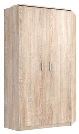 Wimex Kleiderschrank/ Eckschrank Osaka, 2 Türen, (B/H/T) 95 x 199 x 95 cm, Eiche Sägerau
