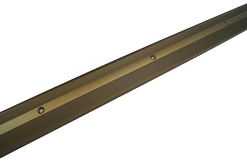 Dalsys Übergangsprofil höhenausgleich für 7-17mm, 40mm x 90cm zum Schrauben inkl. Befestigungsmaterial, aus eloxiertem Aluminium, Bronze