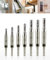 QWORK® Juego de 7 Brocas Centrales, Bisagras Autocentrada, Brocas Centrales Hss para Muebles, Cocinas, Carpintería, Ventana, 5/64, 7/64, 9/64, 11/65, 5mm, 13/64, 1/4