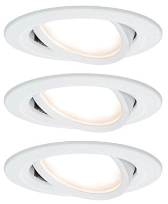 Paulmann 93485 Nova Einbauleuchte 3er Set LED LED 18 W Weiß (matt)