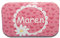 Namensschild Anstecker Name personalisiert eckig Button Ansteckbutton Blume