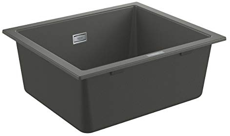 Grohe 31654AT0 - K700 Bajo encimera Fregadero de granito, Gris (Granite Gray), 53.3 x 45.7 cm