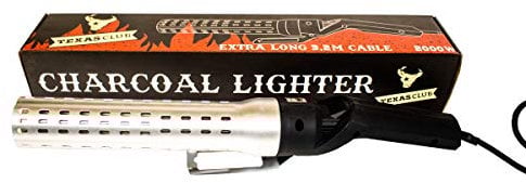 TEXAS CLUB BBQ Lighter Fire Starter for Grill, Fireplace or Campfire I Electric Fire I Charcoal Barbecues