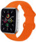 Smartwatch Correa 38mm 40mm 42mm 44mm 41mm 45mm 49mm Silicona Suave Reemplazo Banda para Apple Watch Serie 9/Serie 8/Ultra/Ultra 2/Serie 7/Serie 6/Serie 5/4/3/SE Strap,42/44/45/49mm-M/L Naranja