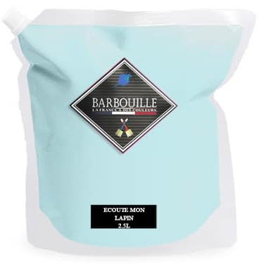 BARBOUILLE Waschbare Acrylfarbe, matt, Wände und Decke, 2,5 l, Blau