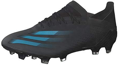 adidas Herren X Ghosted.1 Fg Fussballschuh, Core Black Signal Cyan Grey Six, 37 1/3 EU