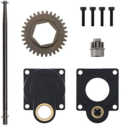 OTOTEC Electric Roto Starter Back Cover Backplate 11011 12mm Start Rod With Screws Compatible With HSP 1/10 16/18/21 Nitro Engine RC Model Car Part