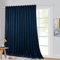 StangH Extra Lange Hintergrundvorhänge, marineblauer Samt, Verdunkelungsvorhang, Vorhänge, Thermisch, energieeffizient, Fenstervorhänge für Heimkino, Wohnung, breit 100xlang 274.3 cm, 1 Vorhang