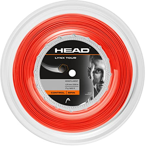 HEAD Lynx Tour, Corda da Tennis, Unisex, per Adulti, Arancione, 1,30 mm/16 g