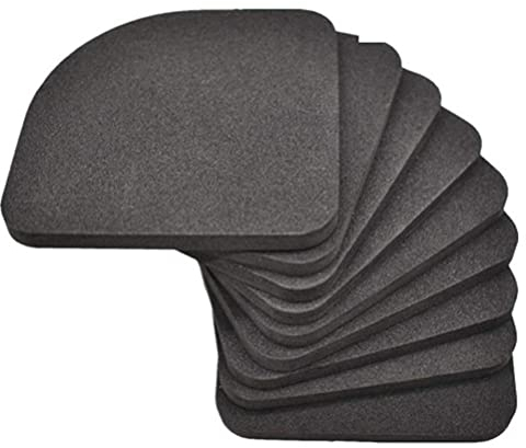 Bozaap 20 Stück Stoßdämpfende Unterlegscheiben Universal Anti-Vibrations-Pad Waschmaschine Eva rutschfeste Unterlegscheibe Vibrationsmatte Waschmaschinen Trockner Kühlschrank