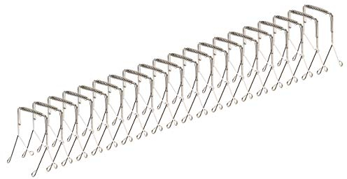 ROSTFREI 20x Rouladenklammern aus Edelstahl wiederverwendbar 20er Set, Rouladen Klammern als perfekte Alternative zu Rouladennadeln oder Rouladenspieße [20 Stück]