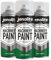 JENOLITE Lot de 3 bombes de peinture pour machine et tondeuse à gazon Atco Vert 400 ml