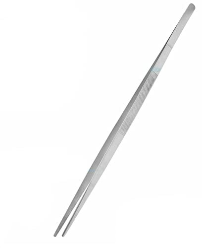YNR Pince à épiler pour reptiles - En acier inoxydable - Pour hôpitaux, aquariums - 61 cm