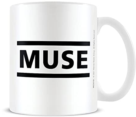 Pyramid International Muse Tasse in Geschenkbox (Logo-Design), 325 ml, Keramiktasse – offizieller Merchandise-Artikel
