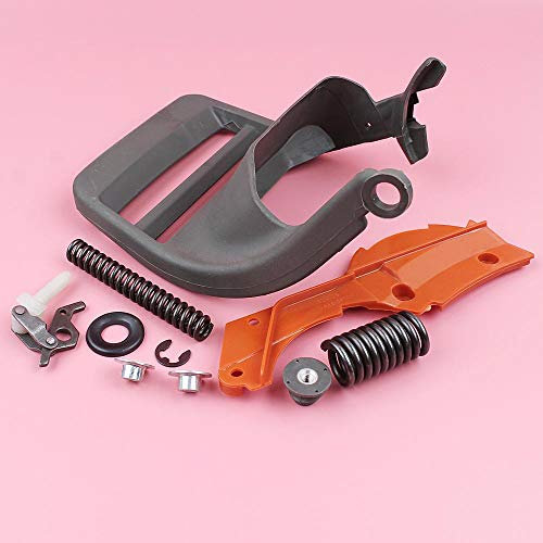 Accesorios Kit de articulación de la rodilla de la manga de la cubierta de la manija del freno de cadena para motosierra Husqvarna 362 365 371 372 372XP 503 76 49-03 con tornillos de montaje