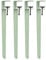 NIANXINN F-Shape Table Clamp Legs,4x Adjustable Metal Table Legs,Iron Furniture Legs,for DIY Coffee Table Dining Desk Console No Drill Table Legs,Includes Protection Pad & Allen Key (71cm,Green)