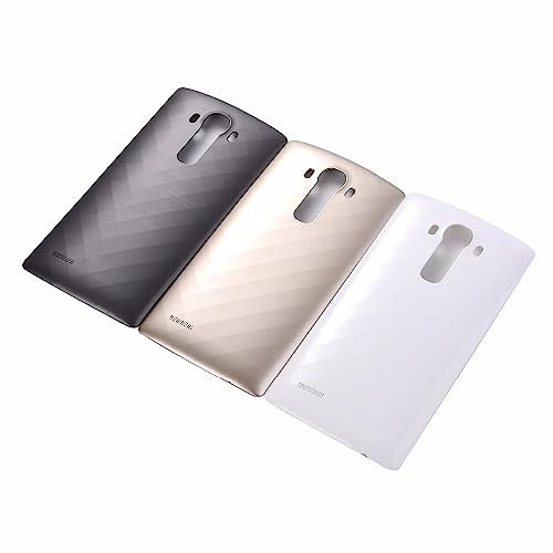 SHOWGOOD for LG G4 H810 H811 H812 H815 H818 VS986 Mobile Phone Battery Back Cover Replacement Parts for LG G4 Mobile Phone Back Cover (Black)