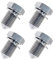 JNNJ 4 Pezzi Tappos Di Scarico Olio Universale, Tappo Coppa Olio Motore Veicolo Motore Magnetica Olio Scarico Tappo, Tappo Di Scarico Dell'Olio Magnetico, Parti Universali per Auto e Moto