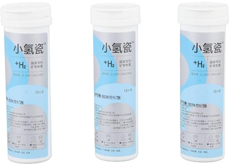 ZJchao, Wasserstoff-Wasserflasche, 45 Stück, Mineral-Wasserstoff-Wassertablette, Mikronährstoff-Ergänzung, Tragbare Molekulare Wasserstoff-Tablette für Mehr Energie und