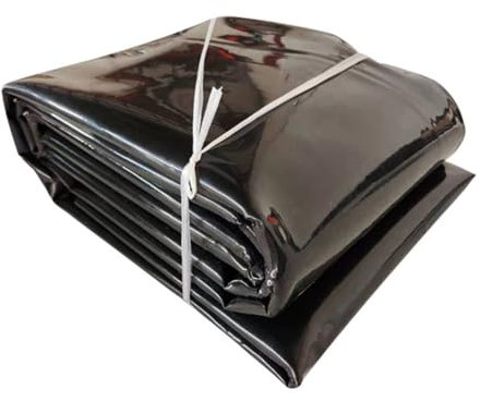 JIwqDY Forro para Estanque de HDPE Durable Flexible Pond Liner Revestimiento Reforzado Protección para Estanques, Piscina, Fuentes de Agua Y Jardines(Size:2x4m)